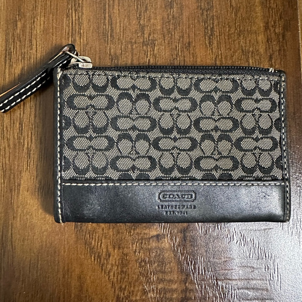 Coach ID Holder Keychain Wallet